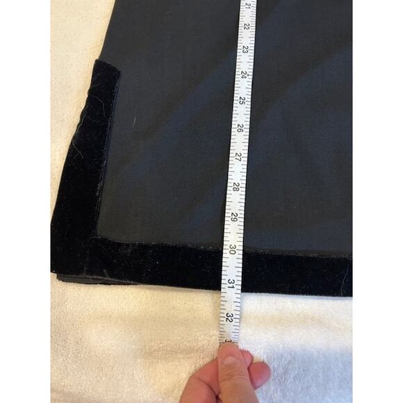 SOFT SURROUNDINGS Tunic Black Boat Neck Dressy Night Out Party Velvet Velour 1X - Picture 9 of 11